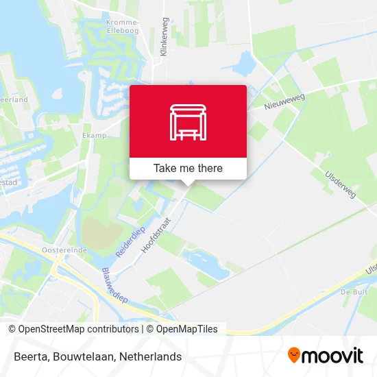 Beerta, Bouwtelaan map