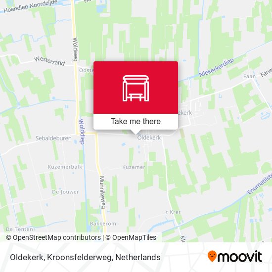 Oldekerk, Kroonsfelderweg map