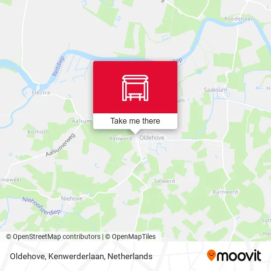 Oldehove, Kenwerderlaan map