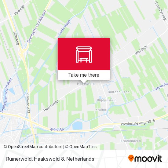 Ruinerwold, Haakswold 8 map