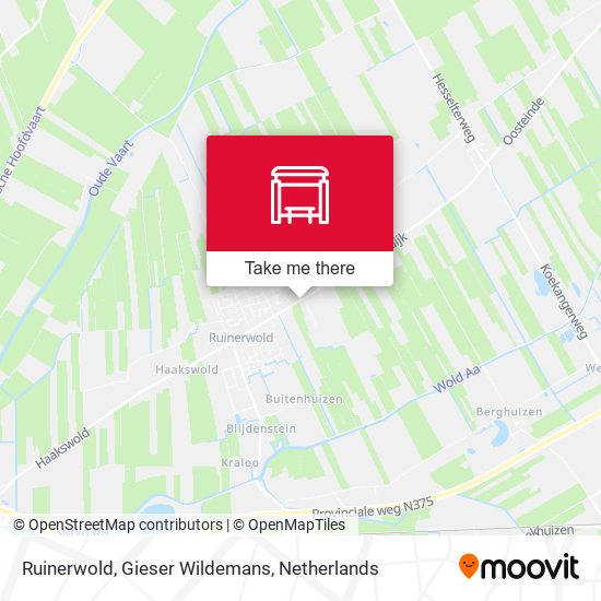 Ruinerwold, Gieser Wildemans map