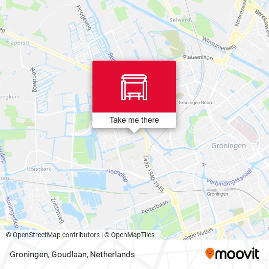 Groningen, Goudlaan map