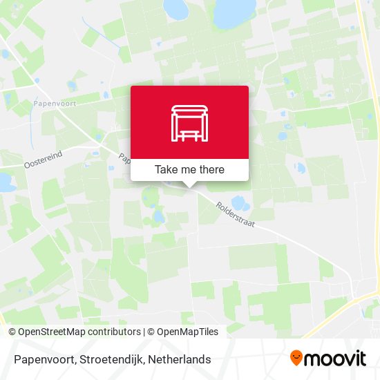 Papenvoort, Stroetendijk map