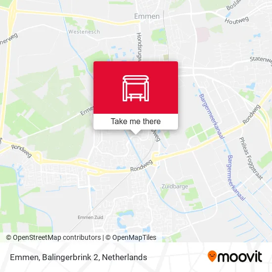 Emmen, Balingerbrink 2 map