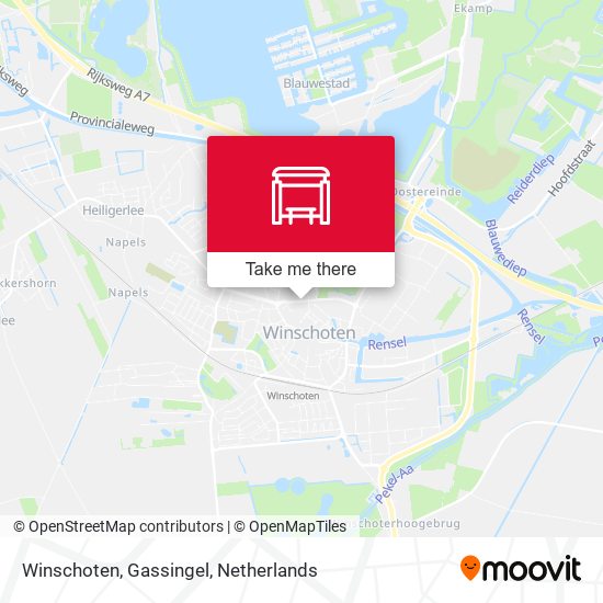 Winschoten, Gassingel Karte