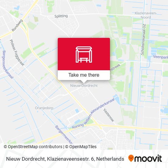 Nieuw Dordrecht, Klazienaveensestr. 6 map