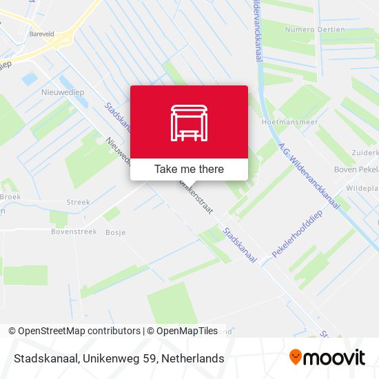 Stadskanaal, Unikenweg 59 map