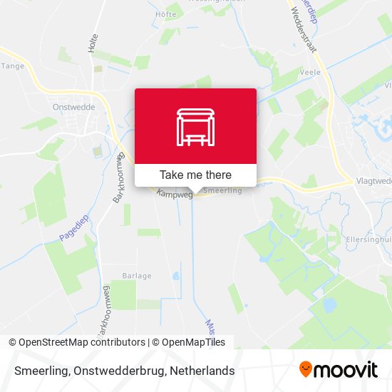 Smeerling, Onstwedderbrug map