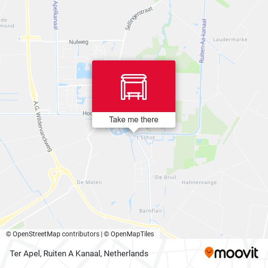 Ter Apel, Ruiten A Kanaal map
