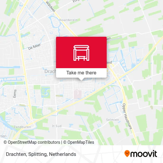 Drachten, Splitting map