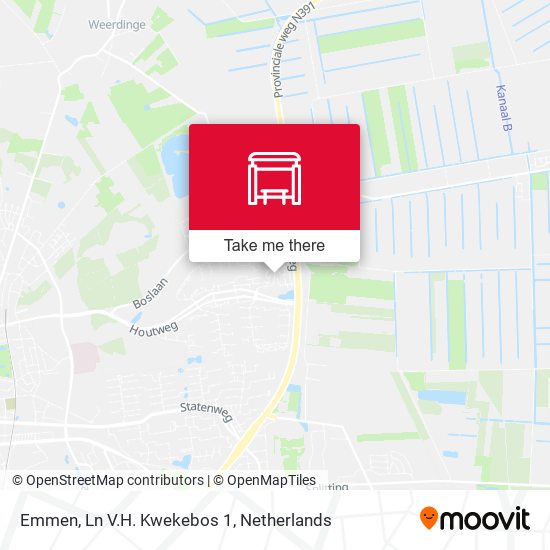 Emmen, Ln V.H. Kwekebos 1 map