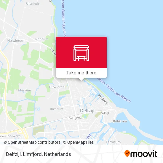 Delfzijl, Limfjord map