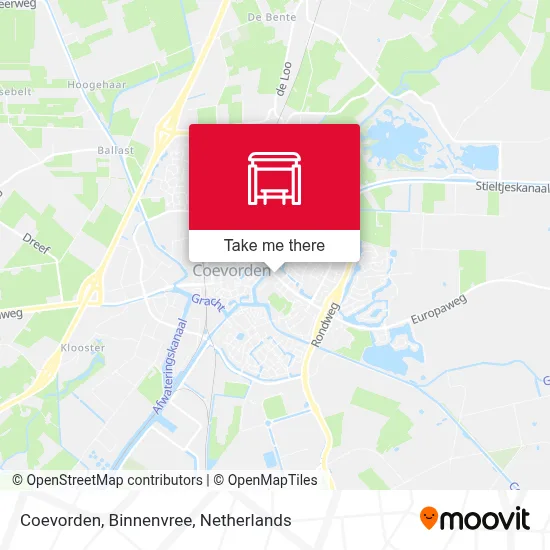 Coevorden, Binnenvree map