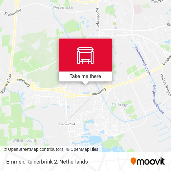 Emmen, Ruinerbrink 2 map