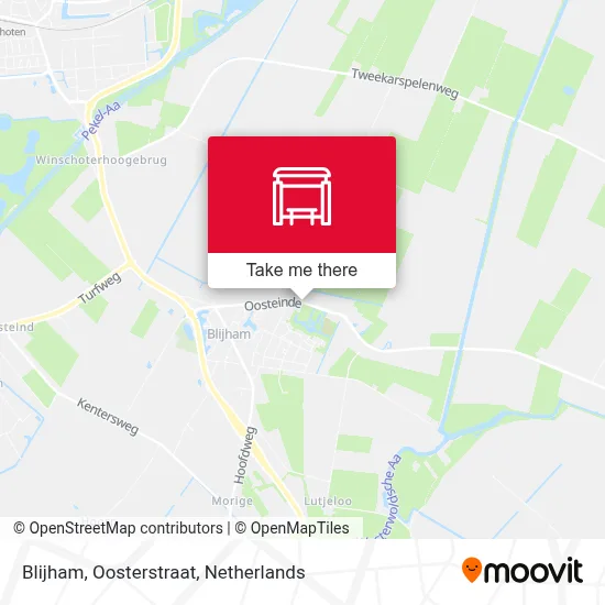 Blijham, Oosterstraat map