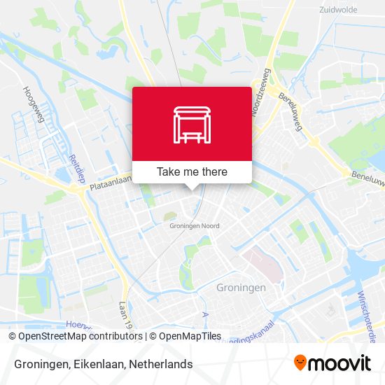 Groningen, Eikenlaan map