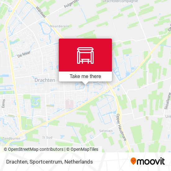 Drachten, Sportcentrum map