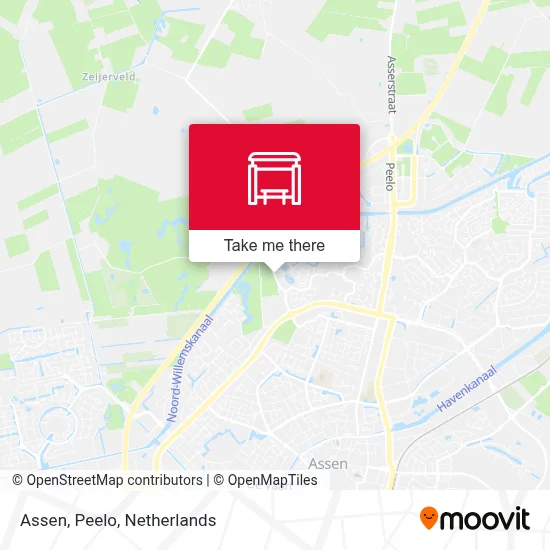 Assen, Peelo map