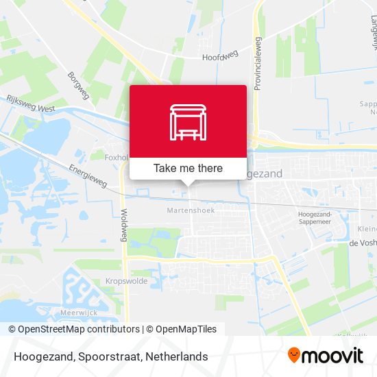 Hoogezand, Spoorstraat map
