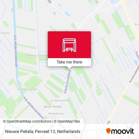 Nieuwe Pekela, Perceel 12 map