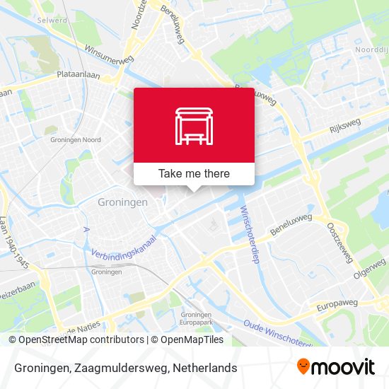 Groningen, Zaagmuldersweg map