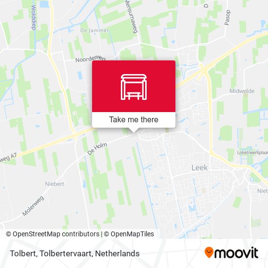 Tolbert, Tolbertervaart map