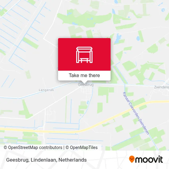 Geesbrug, Lindenlaan map
