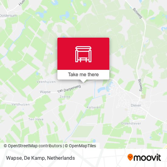 Wapse, De Kamp Karte