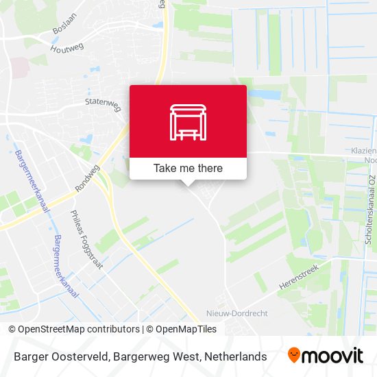 Barger Oosterveld, Bargerweg West map