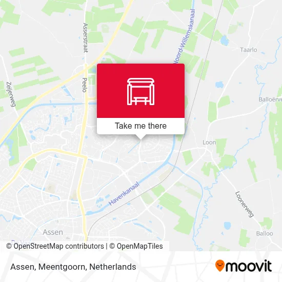 Assen, Meentgoorn map