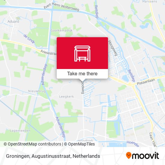 Groningen, Augustinusstraat map