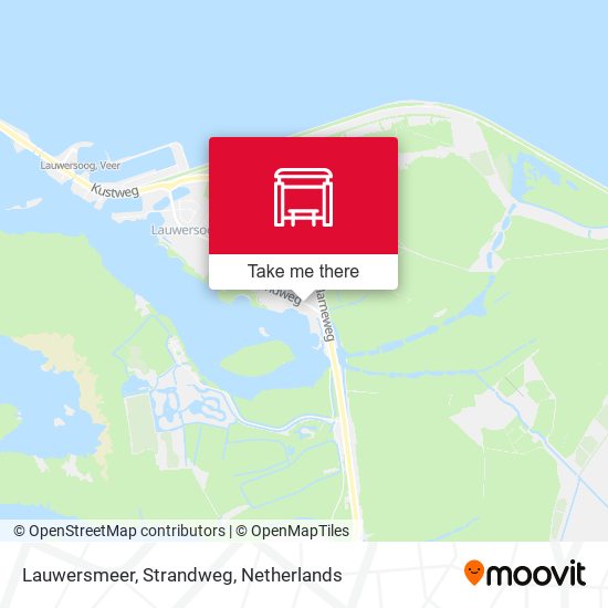 Lauwersmeer, Strandweg map
