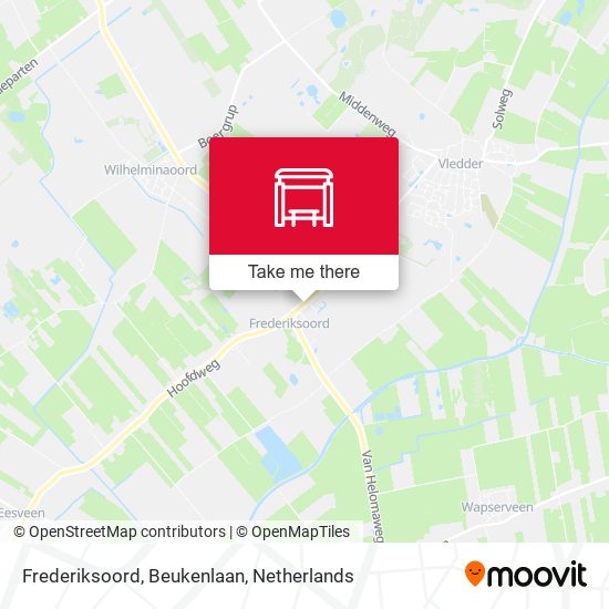 Frederiksoord, Beukenlaan Karte