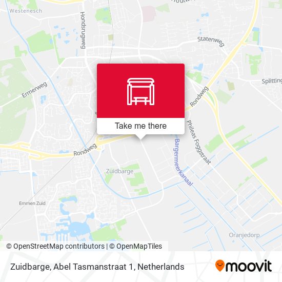 Zuidbarge, Abel Tasmanstraat 1 map