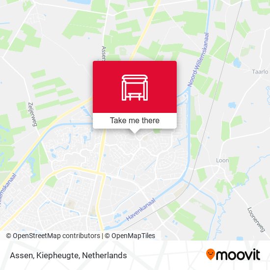 Assen, Kiepheugte map