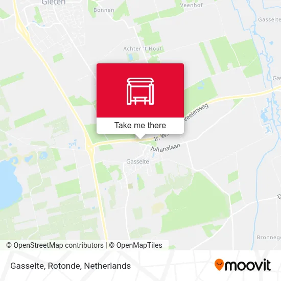 Gasselte, Rotonde map