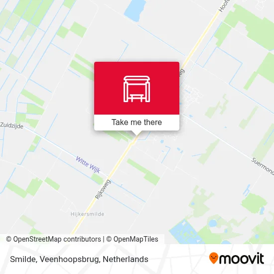 Smilde, Veenhoopsbrug map