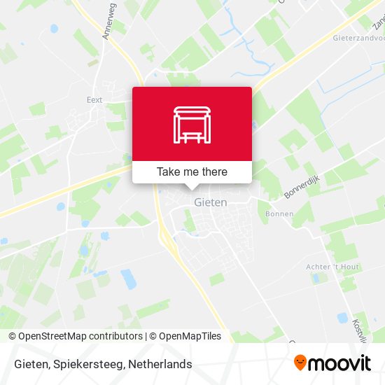 Gieten, Spiekersteeg map