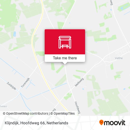 Klijndijk, Hoofdweg 66 map