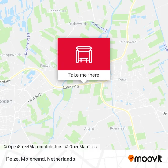 Peize, Moleneind map