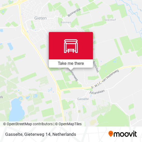 Gasselte, Gieterweg 14 map