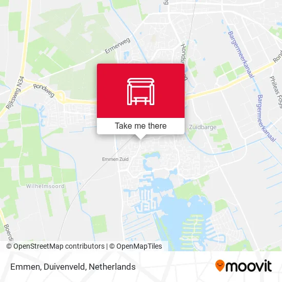 Emmen, Duivenveld map