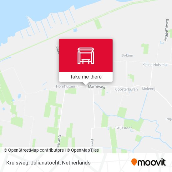 Kruisweg, Julianatocht map