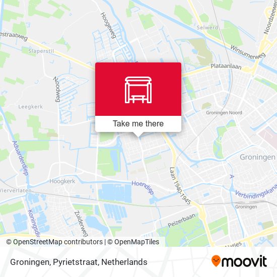 Groningen, Pyrietstraat map