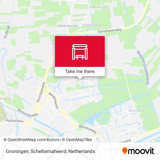 Groningen, Scheltemaheerd map