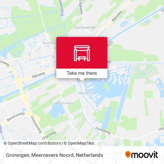 Groningen, Meeroevers Noord map