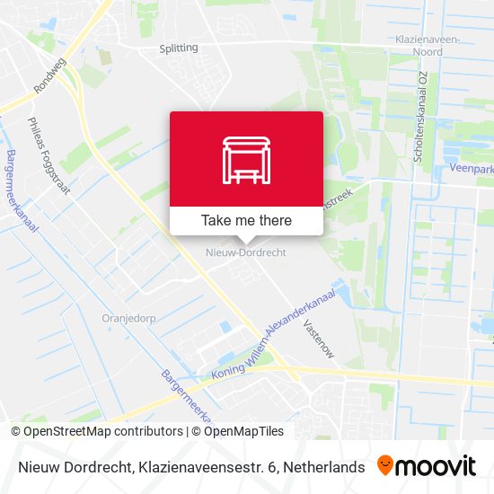 Nieuw Dordrecht, Klazienaveensestr. 6 map