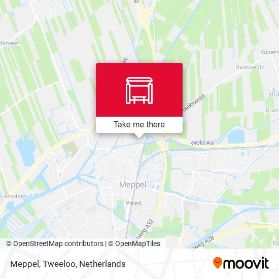 Meppel, Tweeloo map