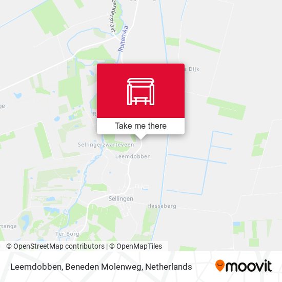 Leemdobben, Beneden Molenweg map