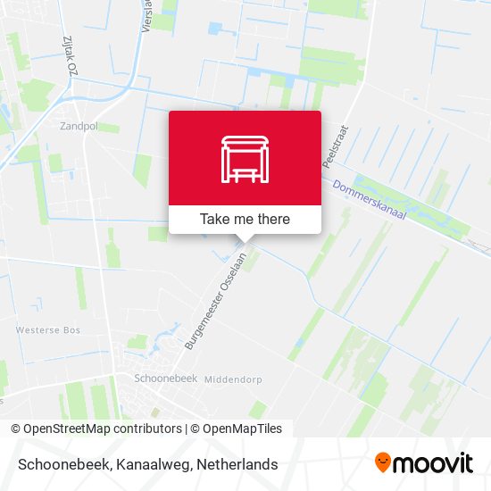 Schoonebeek, Kanaalweg map